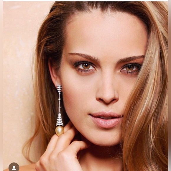 18K AVAKIAN RIVIERA Earrings w/ Pink Opal & Onyx - Picture 10 of 16